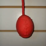 Juguete Cuerda + Pelota Ruggby Maciza