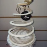Juguete Para Gato Base Rascador Espiral Con Ratón