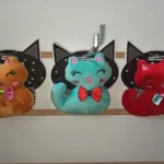 Juguete Gato De Peluche Con Moña