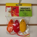 Juguete Para Gato Ratón Con Chifle Set X 3