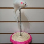 Juguete Para Gato Ratón En Resorte Mini