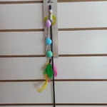 Juguete Para Gato Vara Con Ponpones