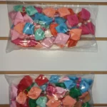 Moñas Para El Pelo Con Gomitas Grandes (El Par)
